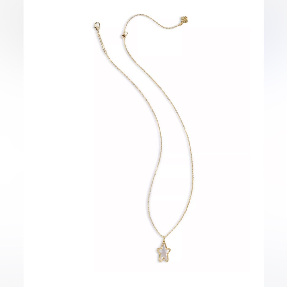 NWT- Kendra Scott Ada Mother of Pearl Star Pendant Necklace - Picture 4 of 4